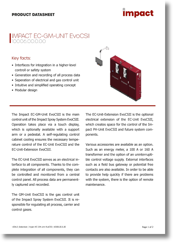 1004.0_Datasheet_Impact EC-GM-Unit EvoCSII_10006.00.0.00_Seite_1