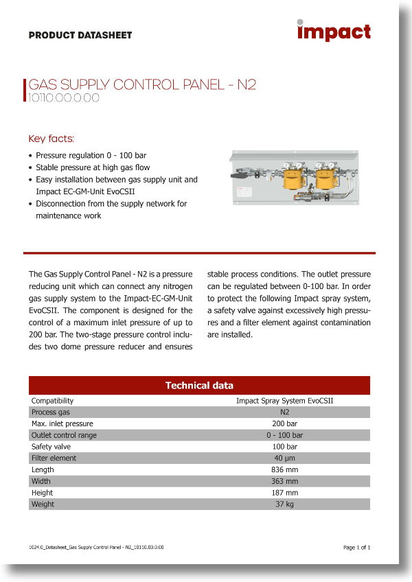 1024.0_Datasheet_Gas Supply Control Panel – N2_10110.00.0.00